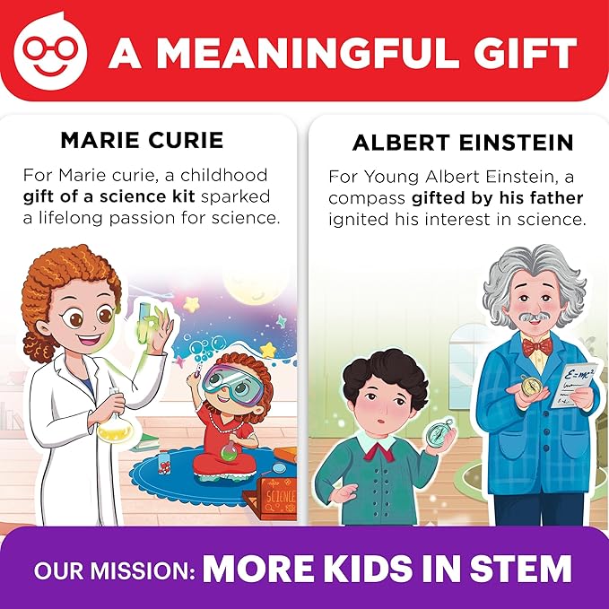 Doctor Jupiter My First Science Kit for Kids Ages 4-5-6-7-8 | Easter, Birthday Gift Ideas for 4+ Year Old Boys & Girls | Toy Stem Kit with 50+ Experiments | Learning & Educational Projects