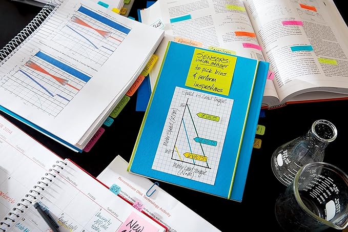 Post-it Super Sticky Notes, 4 in x 6 in, 2 Pads, 2X The Sticking Power, White with Blue Grid Lines, Recyclable (4621-2SSGRID)