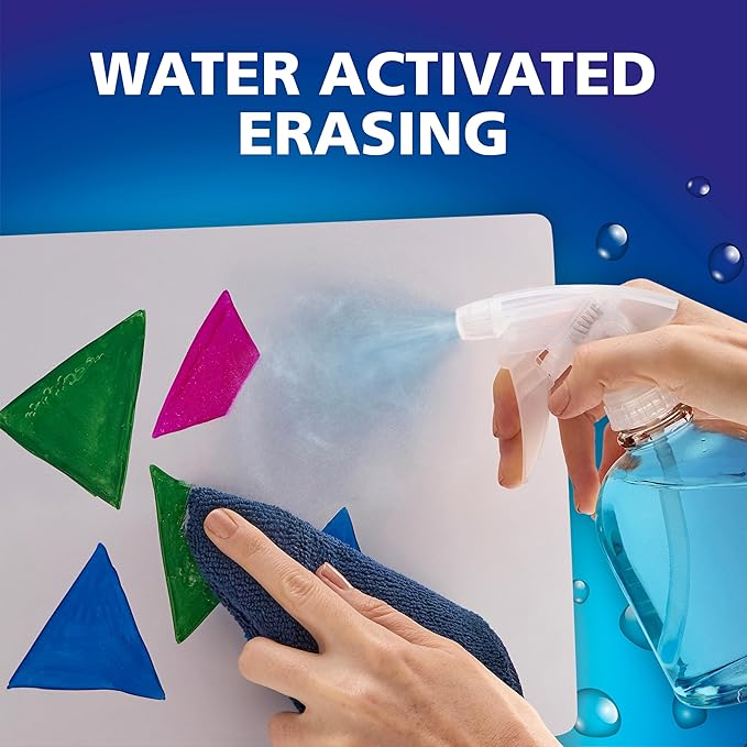 EXPO Wet Erase Markers, Semi-Permanent, Black, Fine Tip, 12 Count - For Writing on Glass, Whiteboards, Mirrors, Calendar, Labeling, Organizing