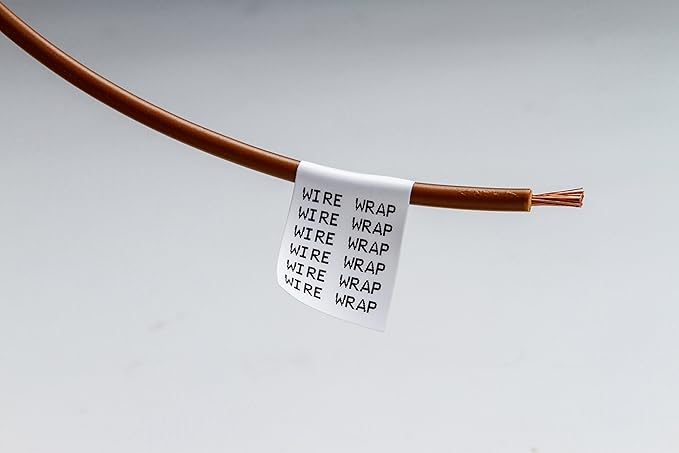Brady Authentic (M21-375-499) Multi-Purpose Nylon Label for General ID, Wire Marking, and Lab Labeling, Black on White- For M210, M210-LAB, M211, BMP21-PLUS and BMP21-LAB Printers, .375" W, 16' L