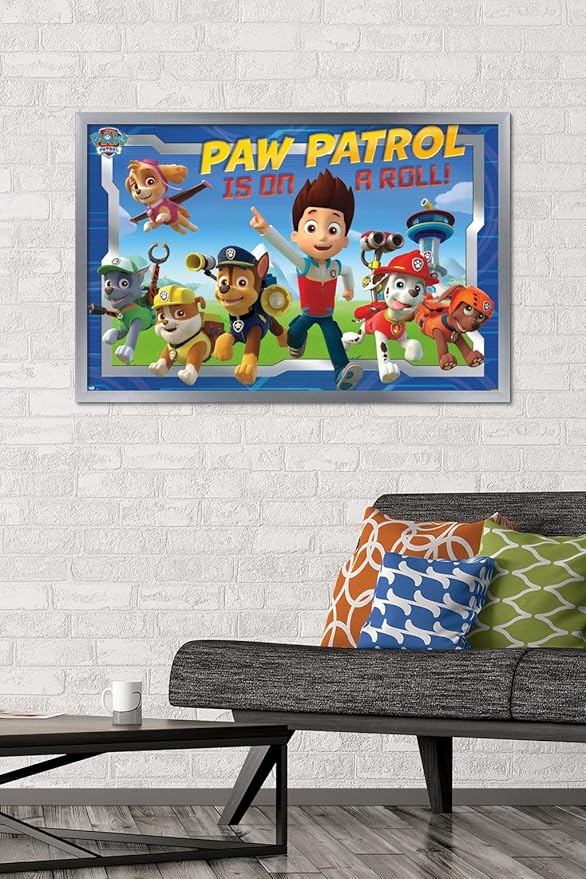 Trends International Paw Patrol-Crew Wall Poster, 24.25" x 35.75", Multicolor