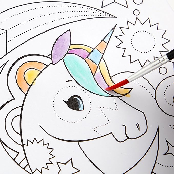 Mudpuppy Unicorn Magic – Painting Kit with Illustrations of Fun Unicorn Designs for Children Ages 5 and Up