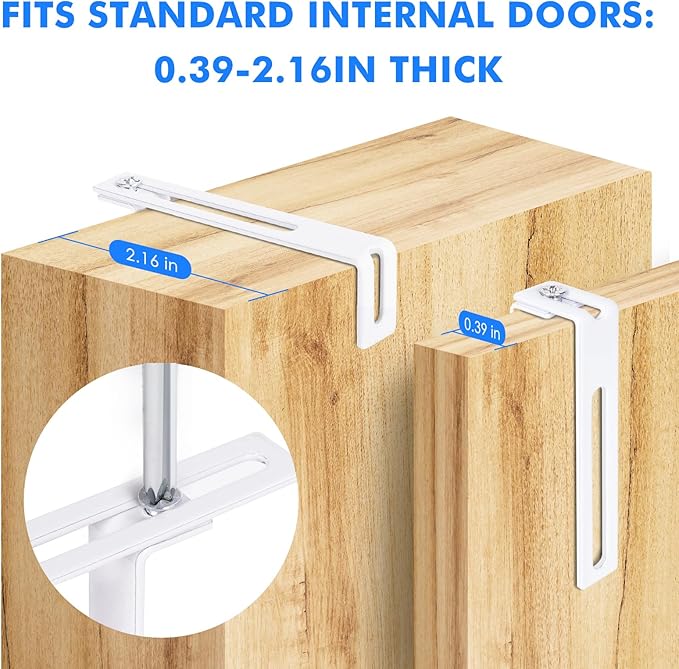 Magnetic Dry Erase Board for Doors, 36x24 Inch Whiteboard with Adjustable Long Arm Hook Mount - Easy to Install, Portable Hanging White Board for Home, Dorm Room, Office Cubicle & Small Spaces