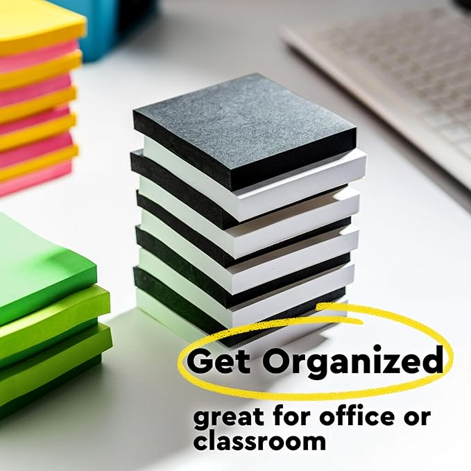 Post-it Super Sticky Notes, 5 Sticky Note Pads, 3 x 3 in., Ideal for Organization in Your Dorm, Home or Office, Single Color Packs Collection, Lucky Green