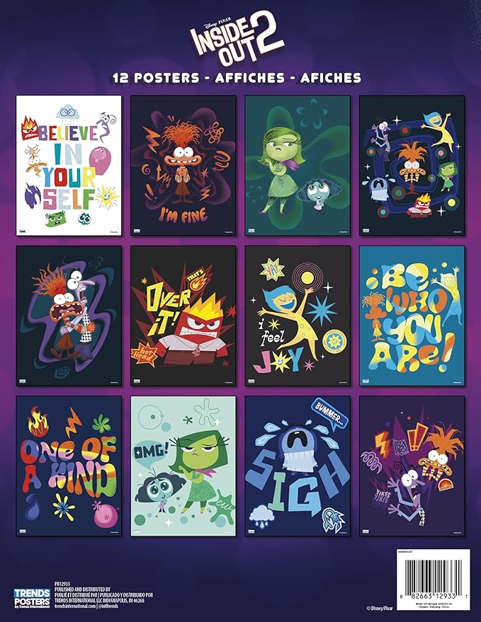 Disney Inside Out 2 Poster Book Poster Book