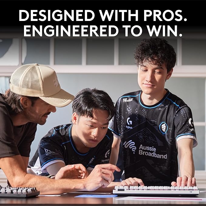Logitech G PRO X TKL Rapid Tenkeyless Wired Gaming Keyboard with Magnetic Analog Switches, Rapid Trigger Mode, Adjustable Actuation, and Customizable RGB Lighting - Magenta