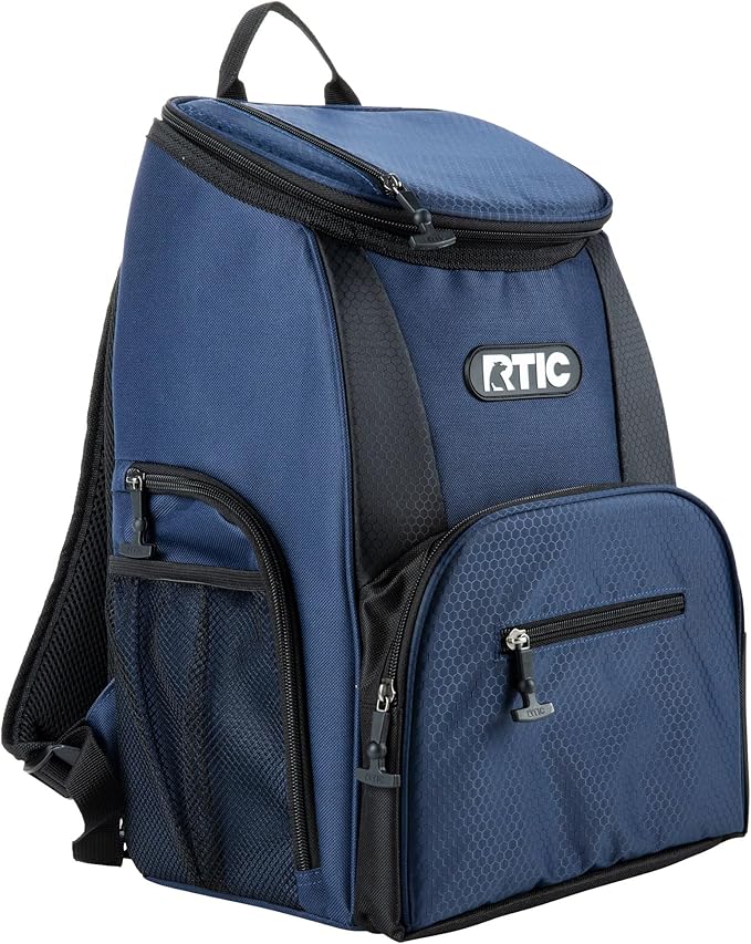 RTIC 15 Can Lightweight Backpack Cooler Soft Insulated Portable Bag for Lunch, Beach, Drink, Beverage, Travel, Camping, Picnic, Car, Hiking,