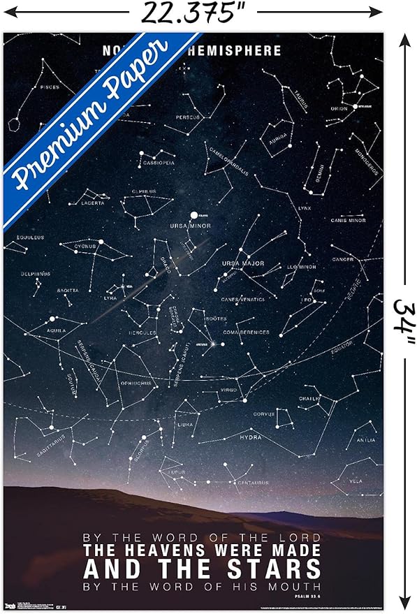 Trends International the Stars Premium Wall Poster, 22.375" x 34"