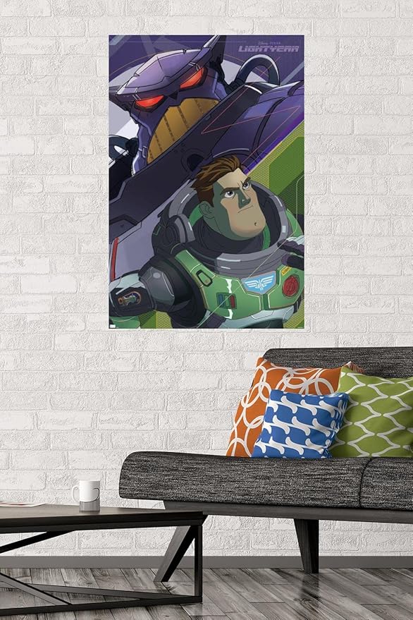 Trends International Disney Pixar Lightyear - Buzz and Zurg Wall Poster, 22.375" x 34", Premium Unframed Version