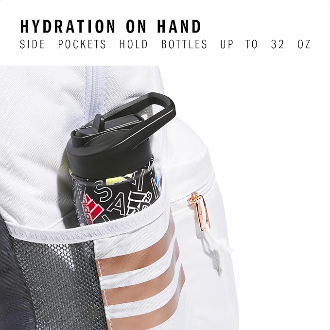 3-Stripe Classic backpack for men and women, bag with laptop sleeve