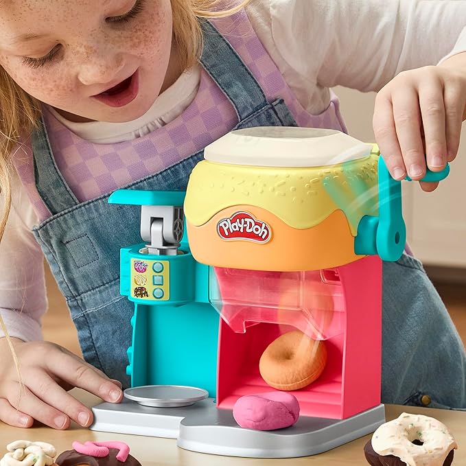 Play-Doh Donut Drop Shop Playset, Play Food Toy, Kids Arts & Crafts, 3+ Years