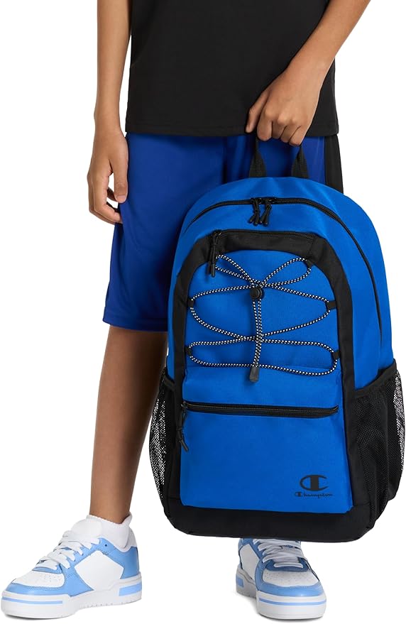 Champion Bungee Backpack, Black, OS