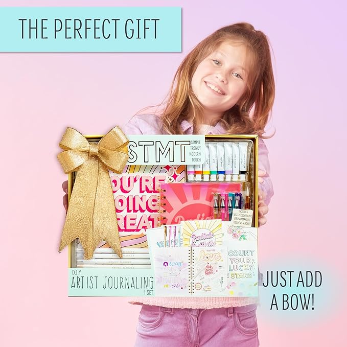 STMT D.I.Y. Artist Stationery Set, Art Journal Kit, Watercolor Kit, DIY Journaling Set for Girls Ages - 8+