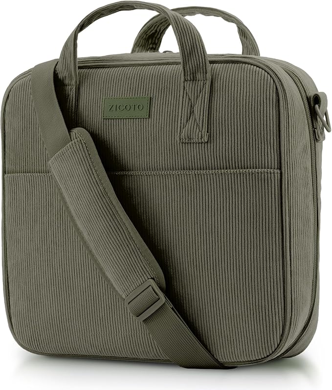 Sturdy 3-Ring Zipper Binder with Shoulder Strap for School – Beautiful 2-Inch Zip-Up Binder with Extra Pockets Holds 500 Sheets, Books & Laptop – Easy-to-Carry Trapper Keeper Made of Premium Fabric