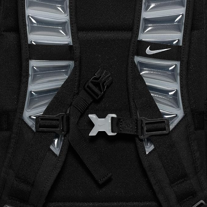 Nike, Unisex, Varsity Elite Backpack (32L), Black/Black/Metallic Silver, One Size