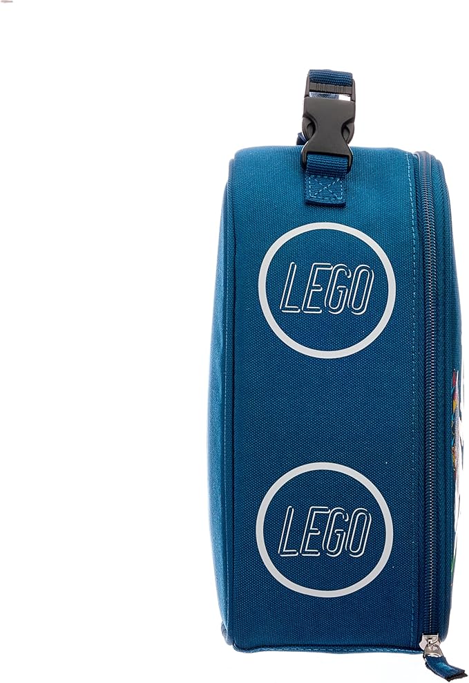LEGO NINJAGO Lunch Box, Insulated Soft Reusable Lunch Bag Meal Container for Boys and Girls, Perfect for School, or Travel, Meal Tote to Keep Food and Drinks Cold, Stronger Together