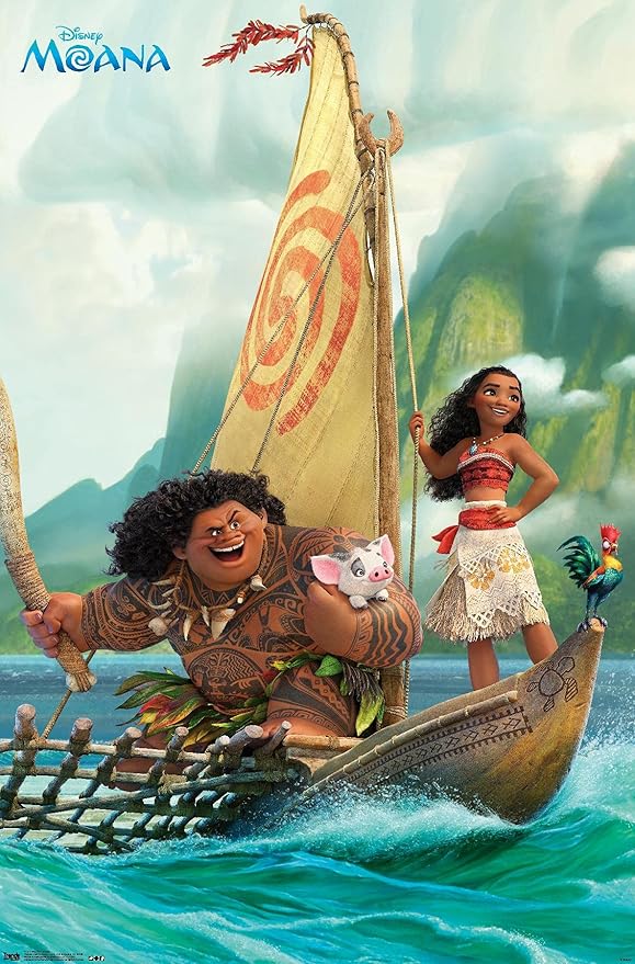 Trends International Moana-Group Premium Wall Poster, 22.375" x 34"
