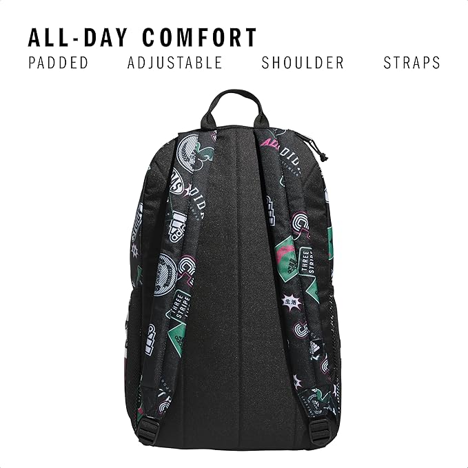 3-Stripe Classic backpack for men and women, bag with laptop sleeve