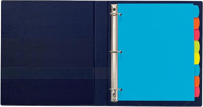 Avery Big Tab Write & Erase Durable Plastic Dividers,8-Tab Set,Multicolor Brights,3 Sets (21210),(Pack of 8)