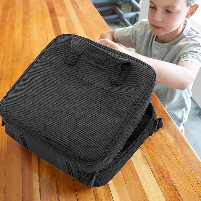 Sturdy 3-Ring Zipper Binder with Shoulder Strap for School – Beautiful 2-Inch Zip-Up Binder with Extra Pockets Holds 500 Sheets, Books & Laptop – Easy-to-Carry Trapper Keeper Made of Premium Fabric