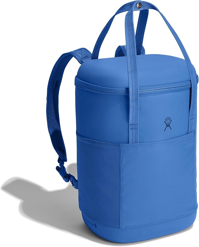 Hydro Flask Cooler Backpack - Insulated Portable Soft Cooler - 20 L Capacity in Cascade Blue