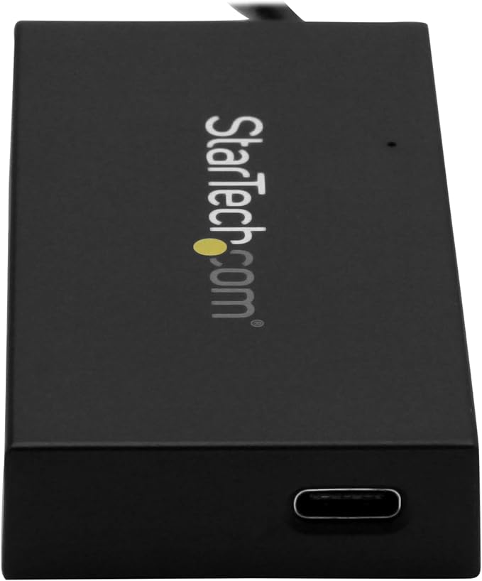 StarTech.com 4 Port USB 3.0 Hub - USB Type-A Hub with 1x USB-C & 3x USB-A (SuperSpeed) - USB Bus or Self-Powered - Portable USB 3.0 (5Gbps) BC 1.2 Charging Hub w/ Power Adapter , TAA (HB30A3A1CSFS)