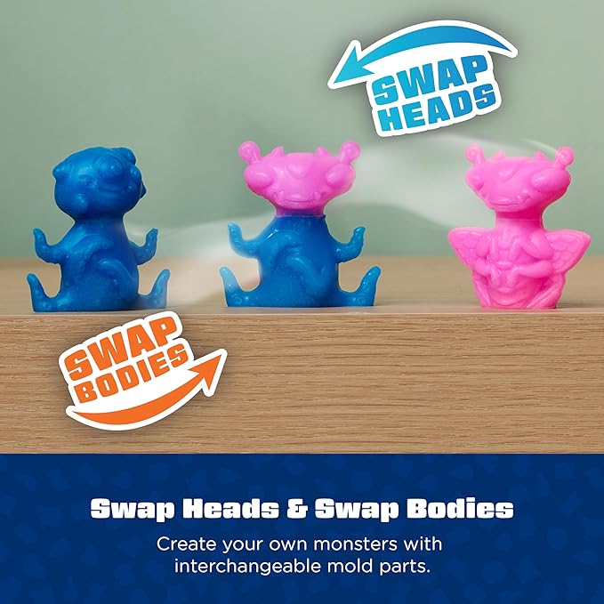 Elmer's Squishies Mix and Match DIY Squishy Toys Kids Crafts Creates 2 Mix and Match Characters 12 Piece Kit