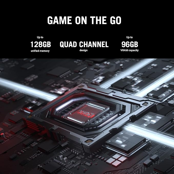 ASUS ROG Flow Z13 2.5K 180Hz 3ms ROG Nebula Touchscreen 13.4" Convertible 2-in-1 Gaming Notebook AMD Ryzen AI MAX+ 395 32GB RAM 1TB SSD Off Black