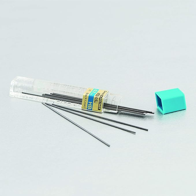 Pentel Super Hi-Polymer Lead Refills for Mechanical Pencils, 12 Leads Per Tube, HB Grade, 0.7mm, 2PC Pack