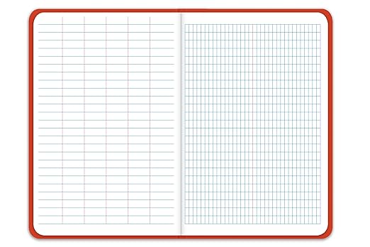 Elan Publishing Company E64-8x4 Field Surveying Book 4 ⅝ x 7 ¼, Bright Orange Cover (Pack of 6)