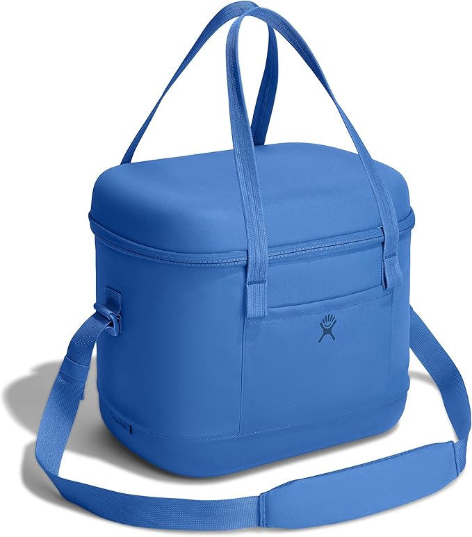 Hydro Flask Cooler Bag - Insulated Portable Soft Cooler - 20 L Capacity in Cascade Blue
