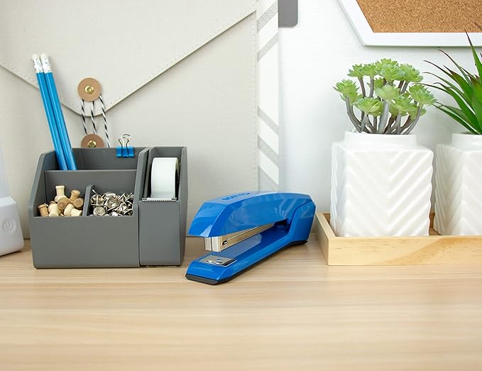 Bostitch Office Ascend 3 in 1 Stapler, 2 Sheet Capacity, Integrated Remover & Staple Storage, 42 Staples Included, Lightweight