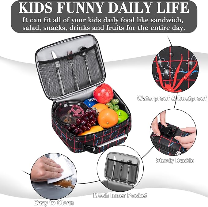 Kids Backpack for School With Lunch Box Boys Backpacks for Elementary Kindergarten Preschool Mochila Para Niños 6-8 10-12 4 5 6 7 8 9 10 11 12