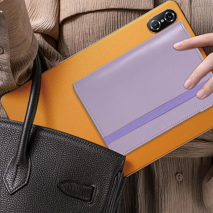 NICOOTHBudget Binder Cash Envelopes A6 Money Saving Binder with Zipper envelopes (A6purple)