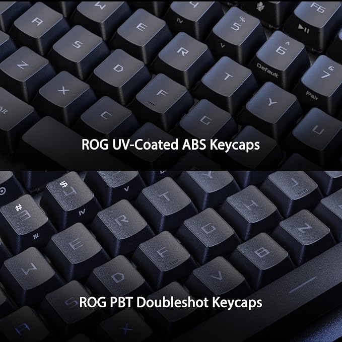 ASUS ROG Strix Scope II 96 RX Wireless Optical Gaming Keyboard – 96% Full-Size, Tri-Mode Connectivity, Pre-lubed ROG RX Red Linear Switches PBT Keycaps, RGB, PC/Mac Support - Black