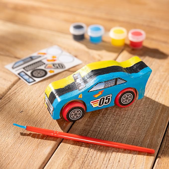 Melissa & Doug Created by Me! Race Car Wooden Craft Kit
