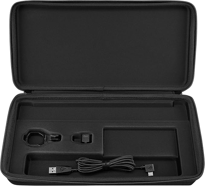 ASUS ROG Falchion Ace 75 HE Wired Analog/Hall Effect Gaming Keyboard – 75% TKL, USB, Hot Swappable HFX V2 Magnetic Switch, Rapid Trigger, 8KHz Polling, ABS Keycap, Carry Case, Web-based Config - Black
