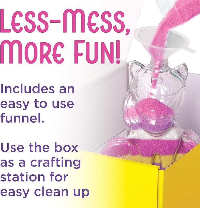 Creativity for Kids Sand Art Kit: Unicorn - DIY Sand Art Kits for Kids, Easter Basket Stuffers & Unicorn Gifts for Girls, Arts and Crafts for Kids (Ages 6+)