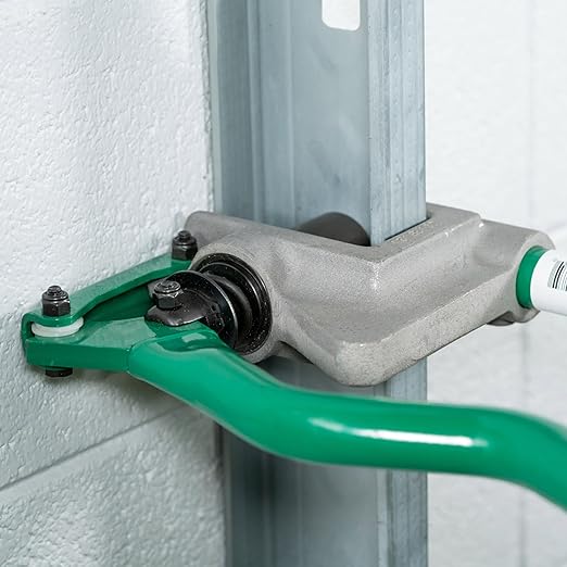 Greenlee 710 1-11/32" Manual Metal Stud Punch Tool with Aluminum Head and Contoured Handle, 1-11/32" Diameter Self-Stripping Stud Puncher