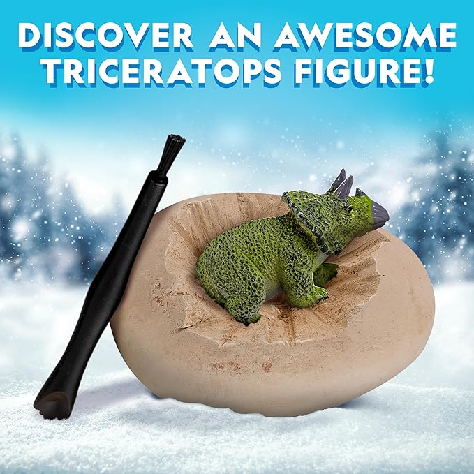 NATIONAL GEOGRAPHIC 2026 Dinosaur Advent Calendar - Countdown Calendar with 24 Dino Activities & Figures, Paint A Dinosaur Racer, Create a Clay T. Rex, Excavate a Dino Tooth Replica & More