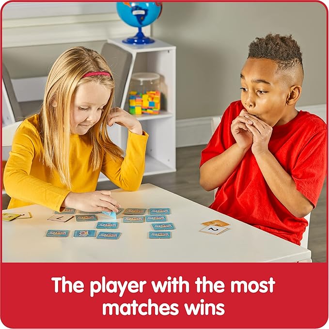 hand2mind Numberblocks Memory Match Game, Matching Card Game, Numbers for Toddlers, Kindergarten Math Toys, Counting Toys, Preschool Learning Activities, Kids Birthday Gift, Easter Basket Stuffers