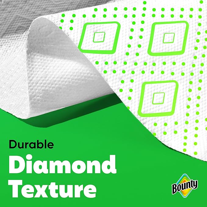 Bounty Select-A-Size Paper Towels, White, 2 Mega Rolls = 8 Regular Rolls