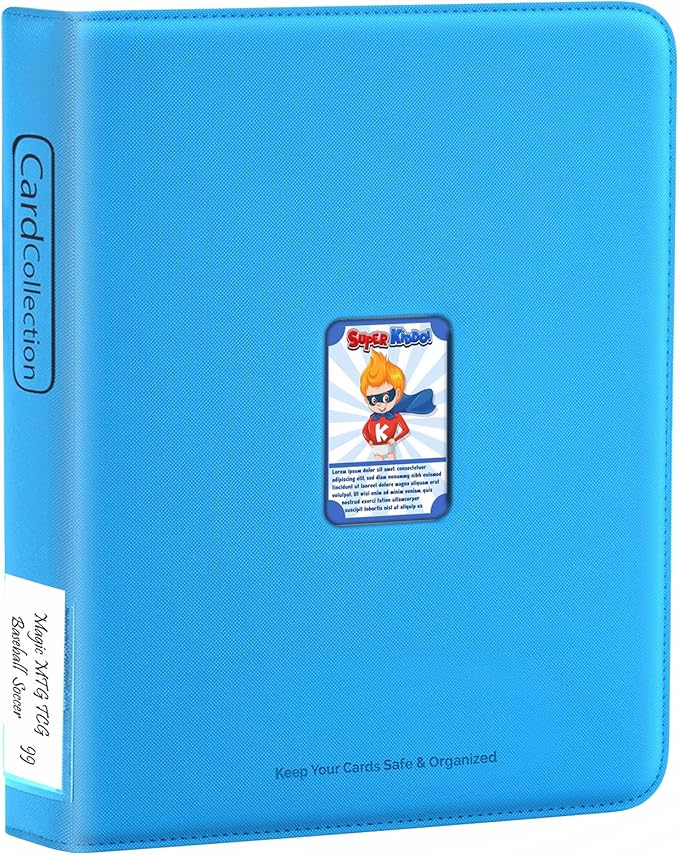 Premium 936 Pockets Leather Baseball Trading Cards Binder w/Zipper Large Capacity Collector Cards Book Album with Display Window, Compatible with TCG MTG Sport Football Soccer Cards