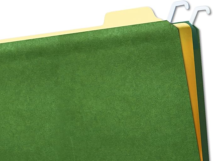 Find It Hanging File Folders for Filing Cabinet Storage - Pack of 20, Letter-Sized File Folder Set for Documents and Valuables - Filing Products for Organization, Back to School Supplies, Green