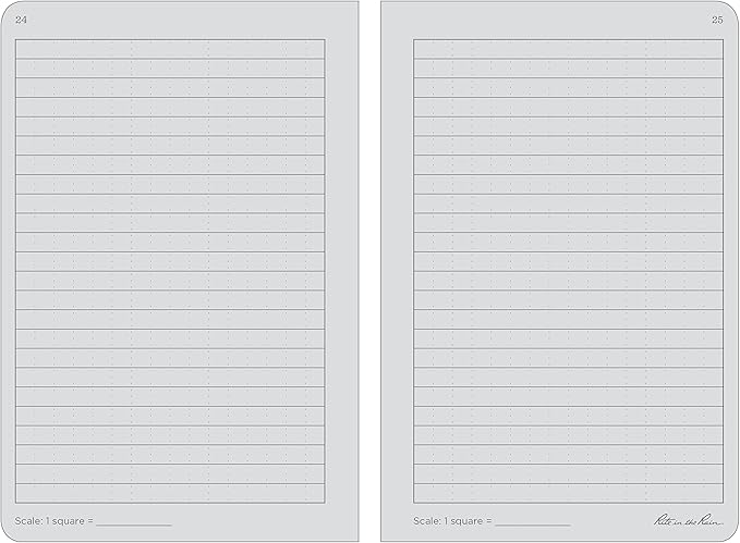 Rite In The Rain Weatherproof Stapled Notebook, 4.625" x 7", Black Cover, Universal Pattern, 3 Pack (No. 771FX)