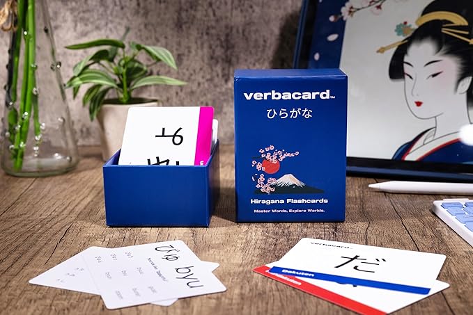 Hiragana Flashcards – Learn to Read Japanese Fast | 106 Card Alphabet Study Deck with Pronunciation & Examples | Japanese Alphabet for Beginners & Students