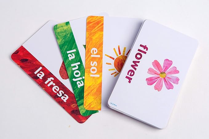 Chronicle Books, Flash Cards Eric Carle Spanish English