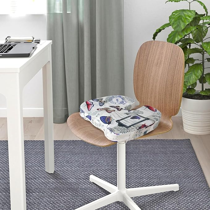 Tailbone Pain Relief Cushion, Memory Foam Seat Cushion for Pressure Relief Coccyx Cushion for Sciatica Pain Ergonomic Seat Cushion for Office Desk Chair