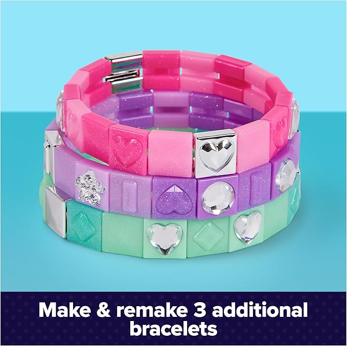 Cool Maker, PopStyle Expansion Pack, Bracelet Making Kit, over 50 Gem Beads, Makes 3 (Packaging May Vary), Arts and Crafts Kids Toys for Ages 7 and up