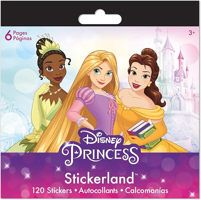 Disney Princess - Sticker Collage Mini Stickerland Pad - 6 Page